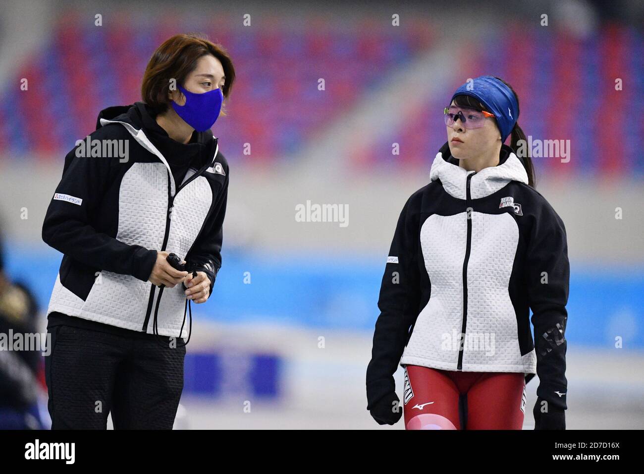 Nagano, Japan. Credit MATSUO. 22nd Oct, 2020. (LR) Ayaka Kikuchi