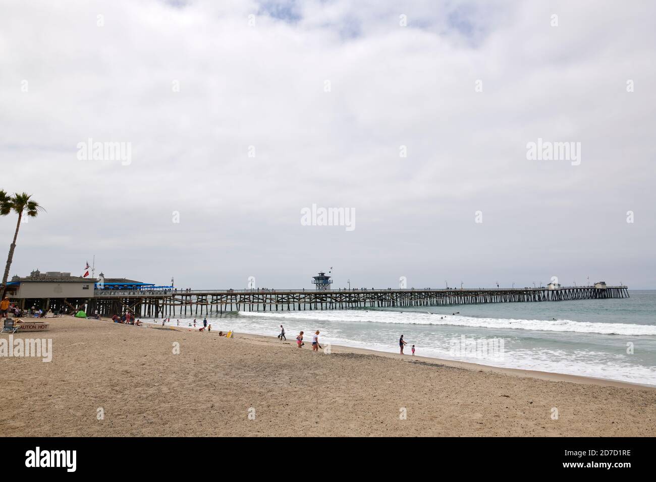 Pier at San Clemente, California, USA Stock Photo