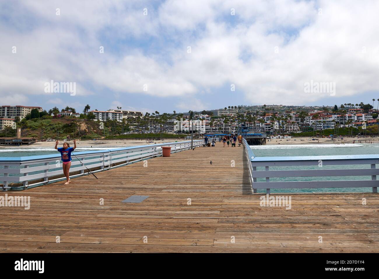 Pier at San Clemente, California, USA Stock Photo