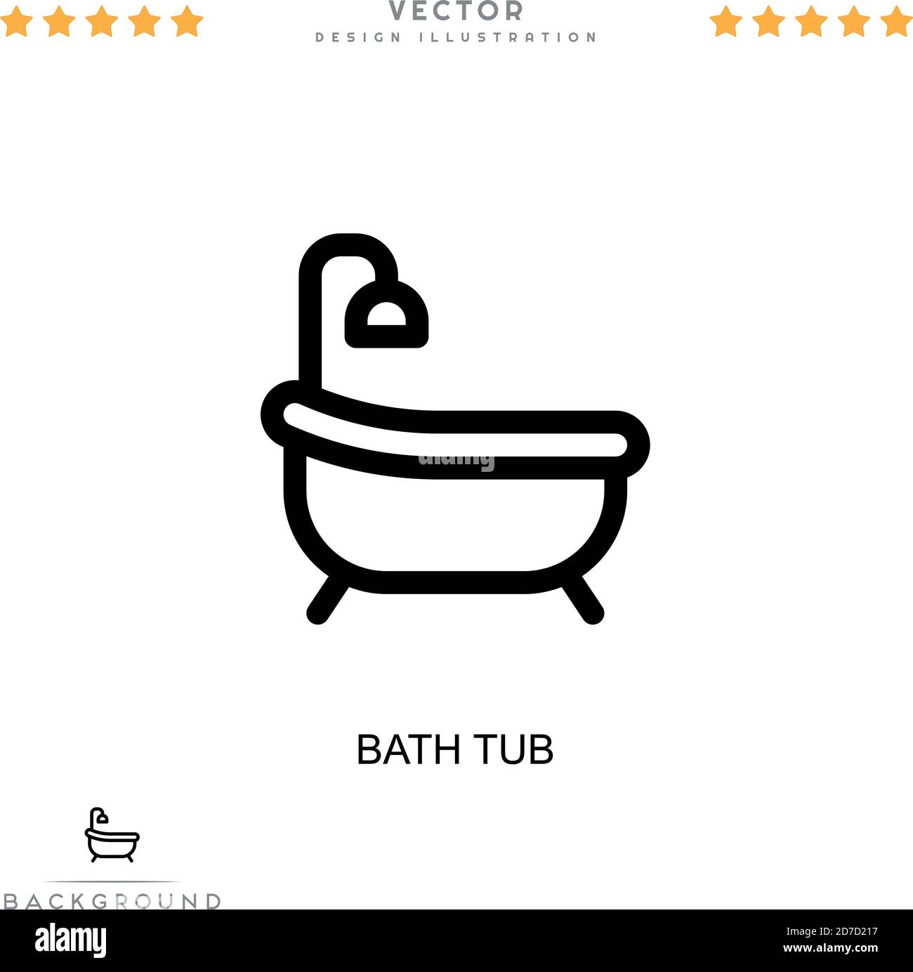 Bath tub icon. Simple element from digital disruption collection. Line
