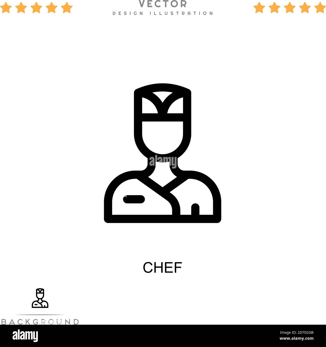 Chef icon. Simple element from digital disruption collection. Line Chef ...