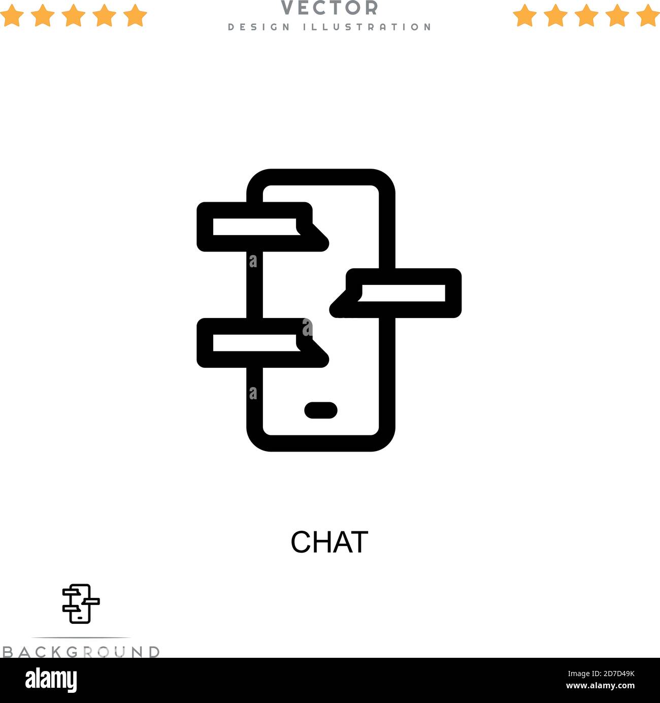 Chat icon. Simple element from digital disruption collection. Line Chat ...