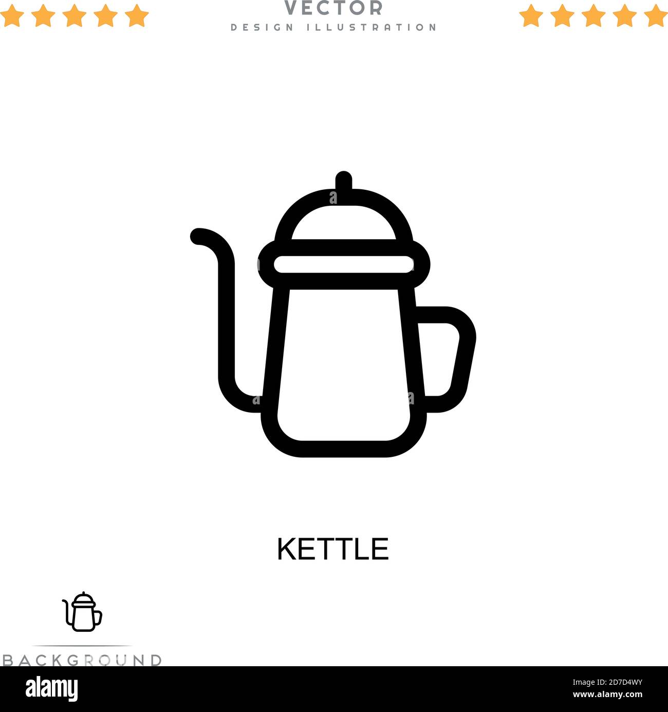 Kettle icon. Simple element from digital disruption collection. Line ...