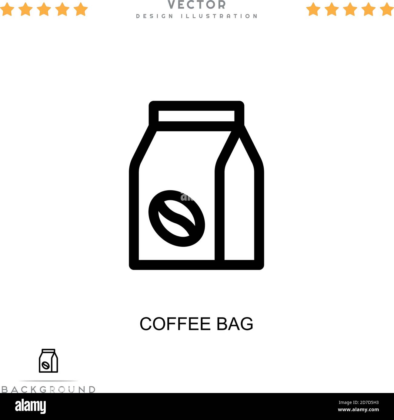 Coffee bag icon. Simple element from digital disruption collection. Line Coffee  bag icon for templates, infographics and more Stock Vector Image & Art -  Alamy