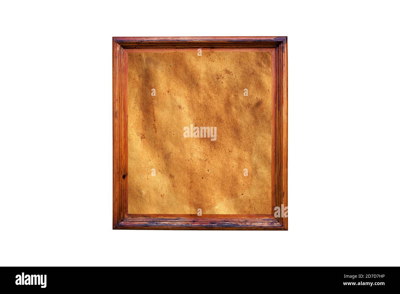 old vintage painting isolated on white background Stock Photo - Alamy