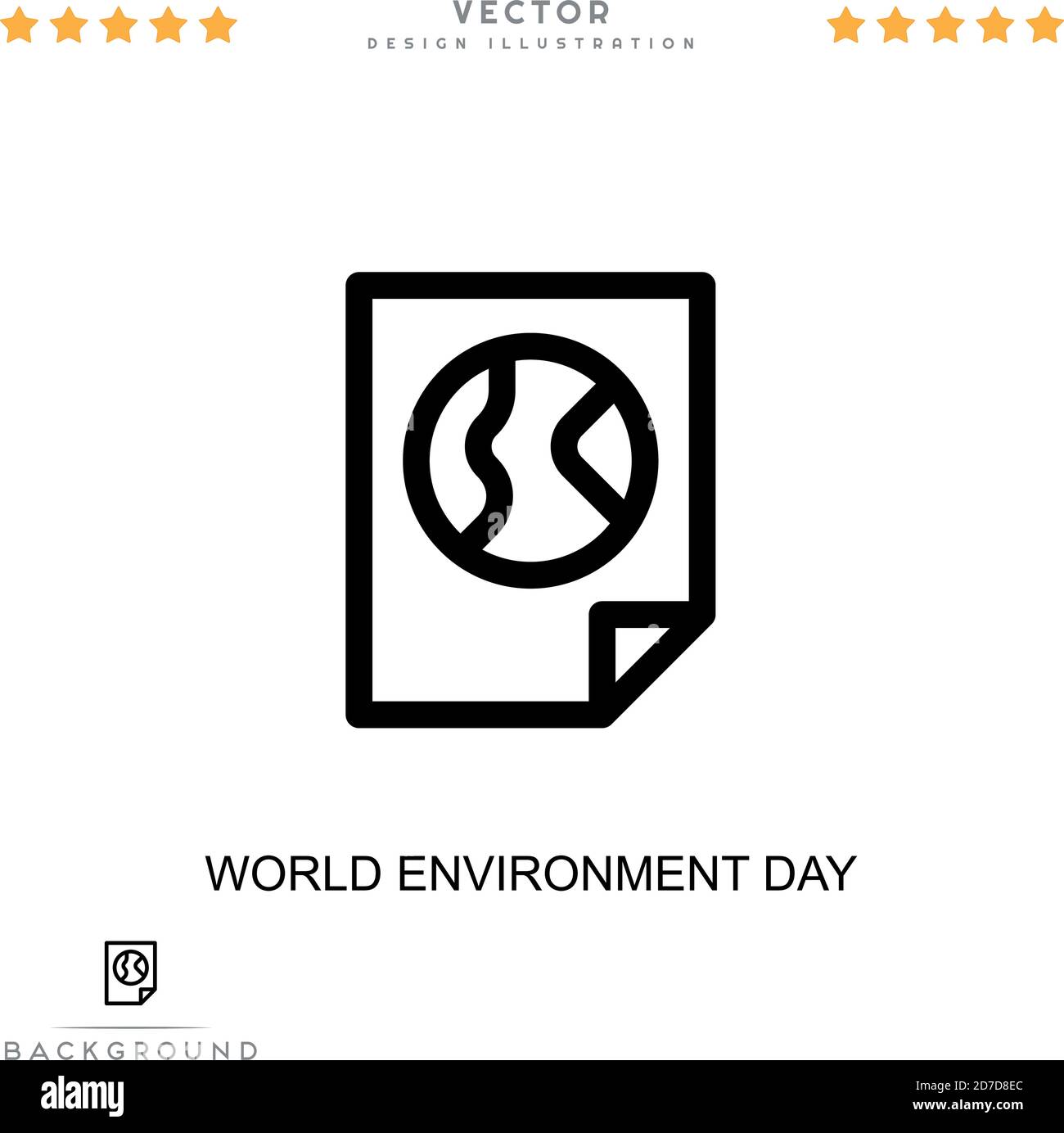 World Environment Day Icon Simple Element From Digital Disruption Collection Line World Environment Day Icon For Templates Infographics And More Stock Vector Image Art Alamy