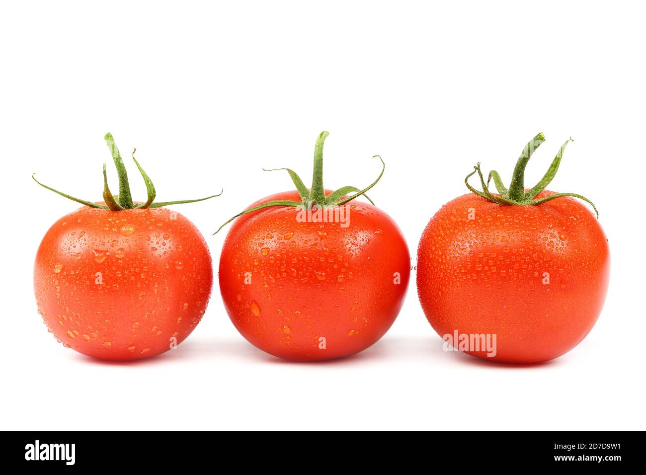 Fresh red tomatoes isolated on white background Stock Photo - Alamy