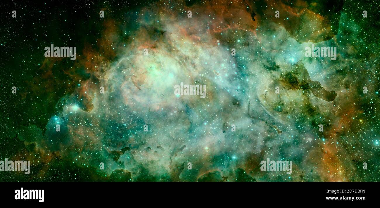 Deep space. Elements of this image furnished by NASA. Stock Photo