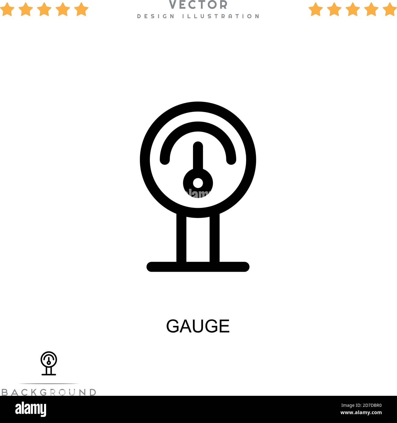 Gauge icon. Simple element from digital disruption collection. Line Gauge  icon for templates, infographics and more Stock Vector Image & Art - Alamy