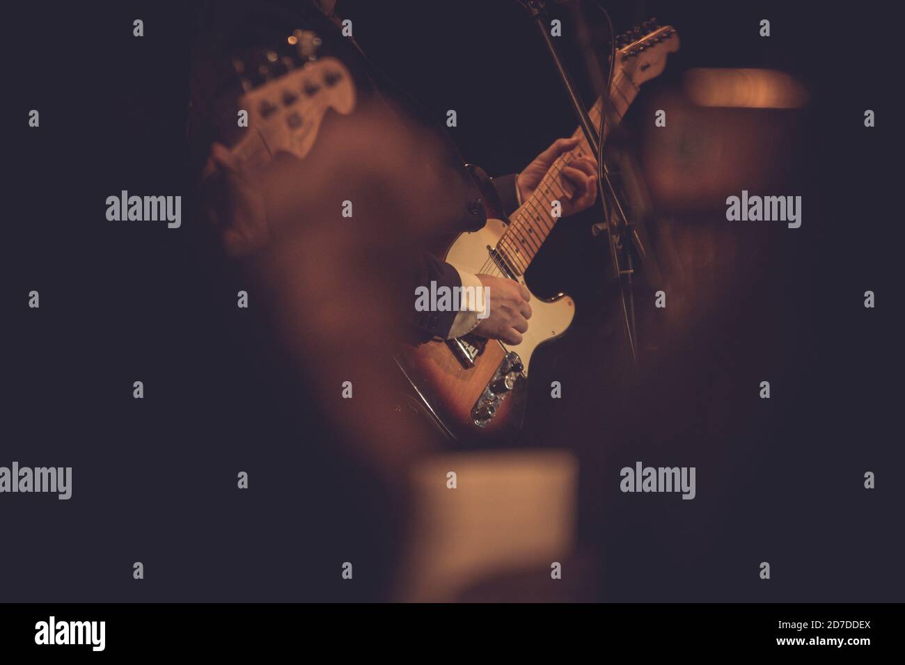 Orchestra in live Stock Photo