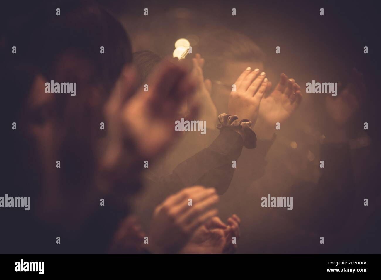 Orchestra in live Stock Photo