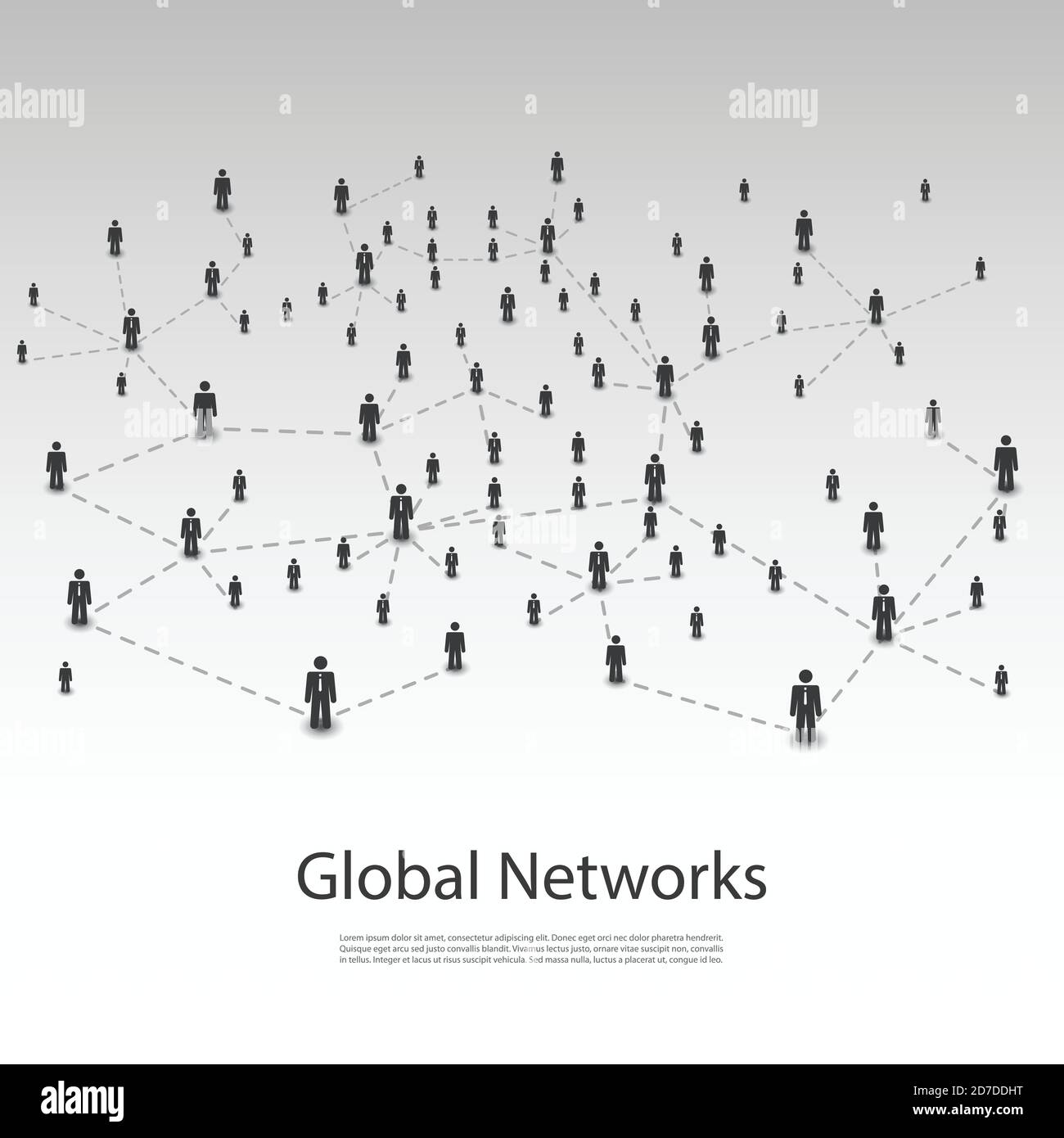 Networks - Business Connections - Social Media Concept Design Stock ...