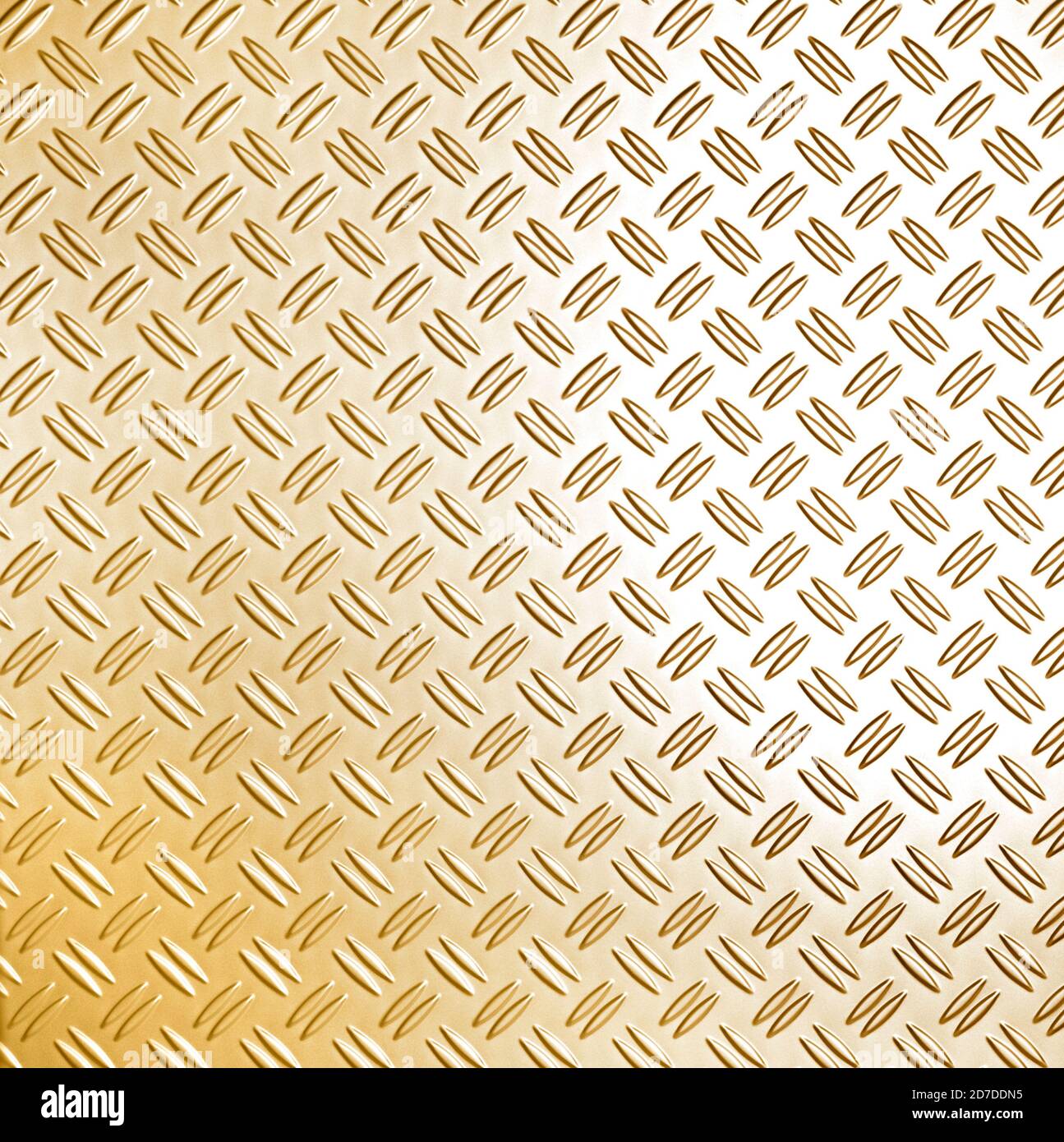 Golden metallic surface with soft reflection Stock Photo