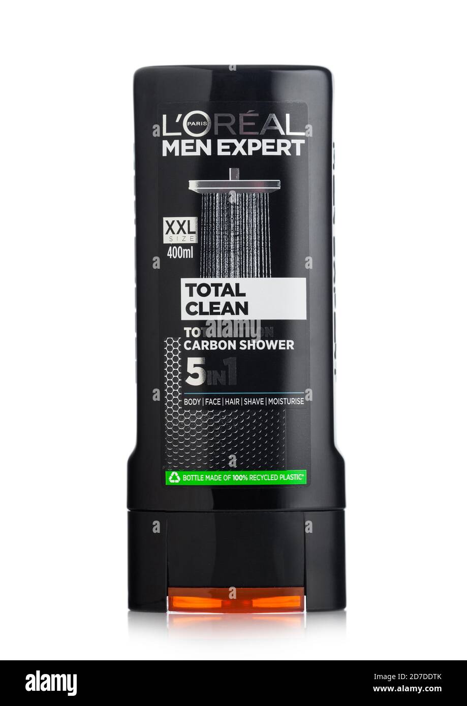 LONDON, UK - OCTOBER 14, 2020: L'oreal men expert 5 in 1 shampoo and shower  gel on white background Stock Photo - Alamy