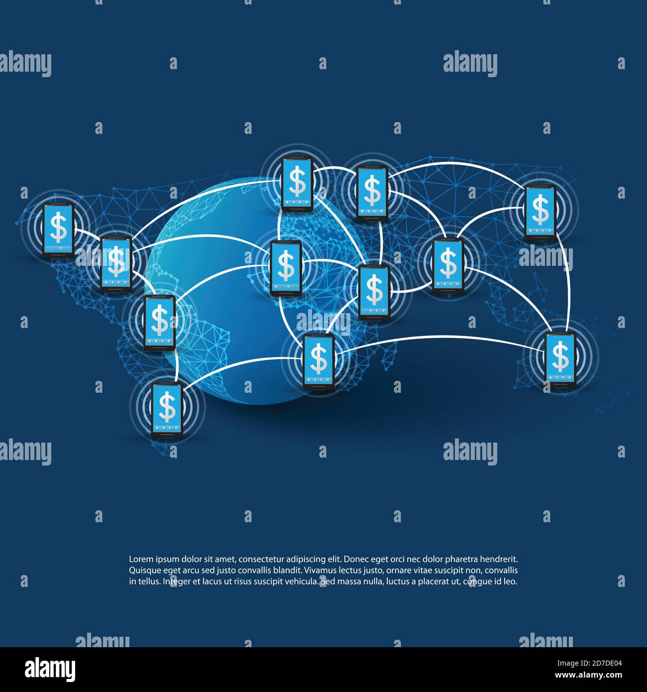 Global Online Mobile Payment Systems Concept, Worldwide Transactions,  Connections and Networks Stock Vector Image & Art - Alamy