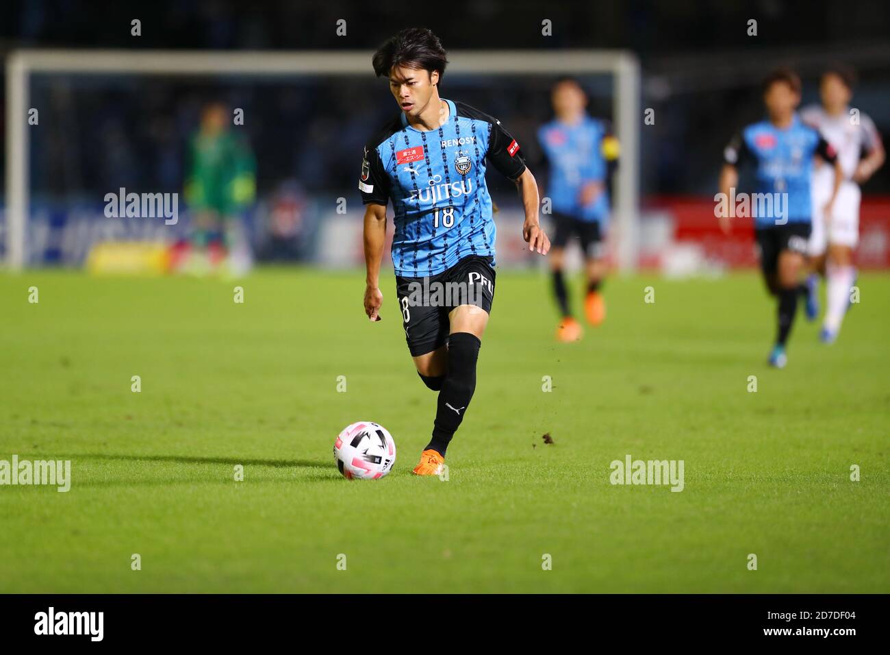 Kaoru Mitoma (18) of Kawasaki Frontale during the J.League Kaoru Mitoma (18) of Kawasaki Frontale during the J.League