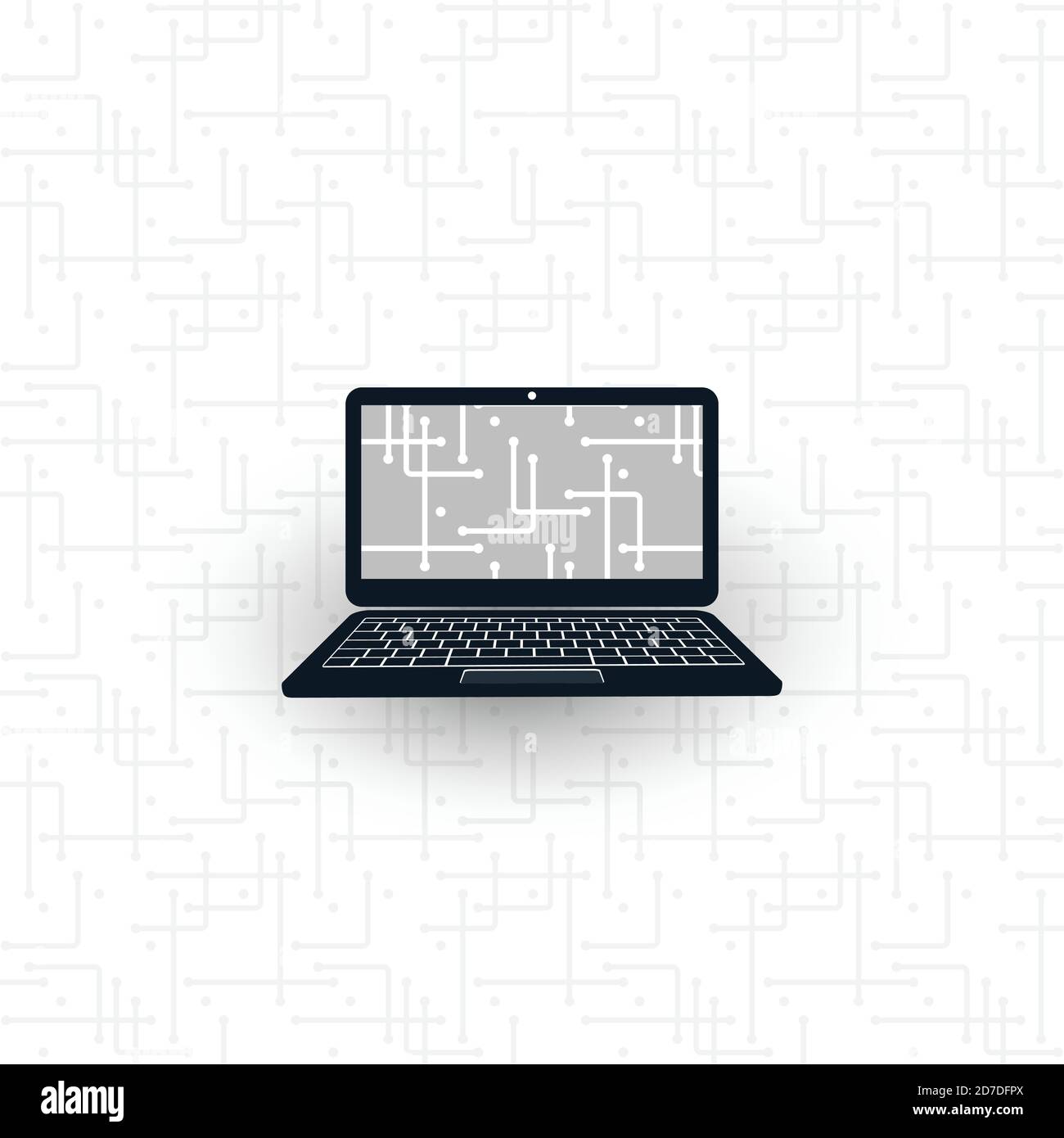 Abstract Cloud Computing and Network Connections Concept Design with ...