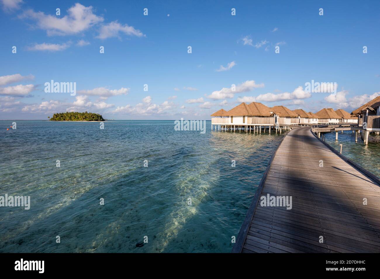 Como Maalifushi; Water Villas; Maldives Stock Photo