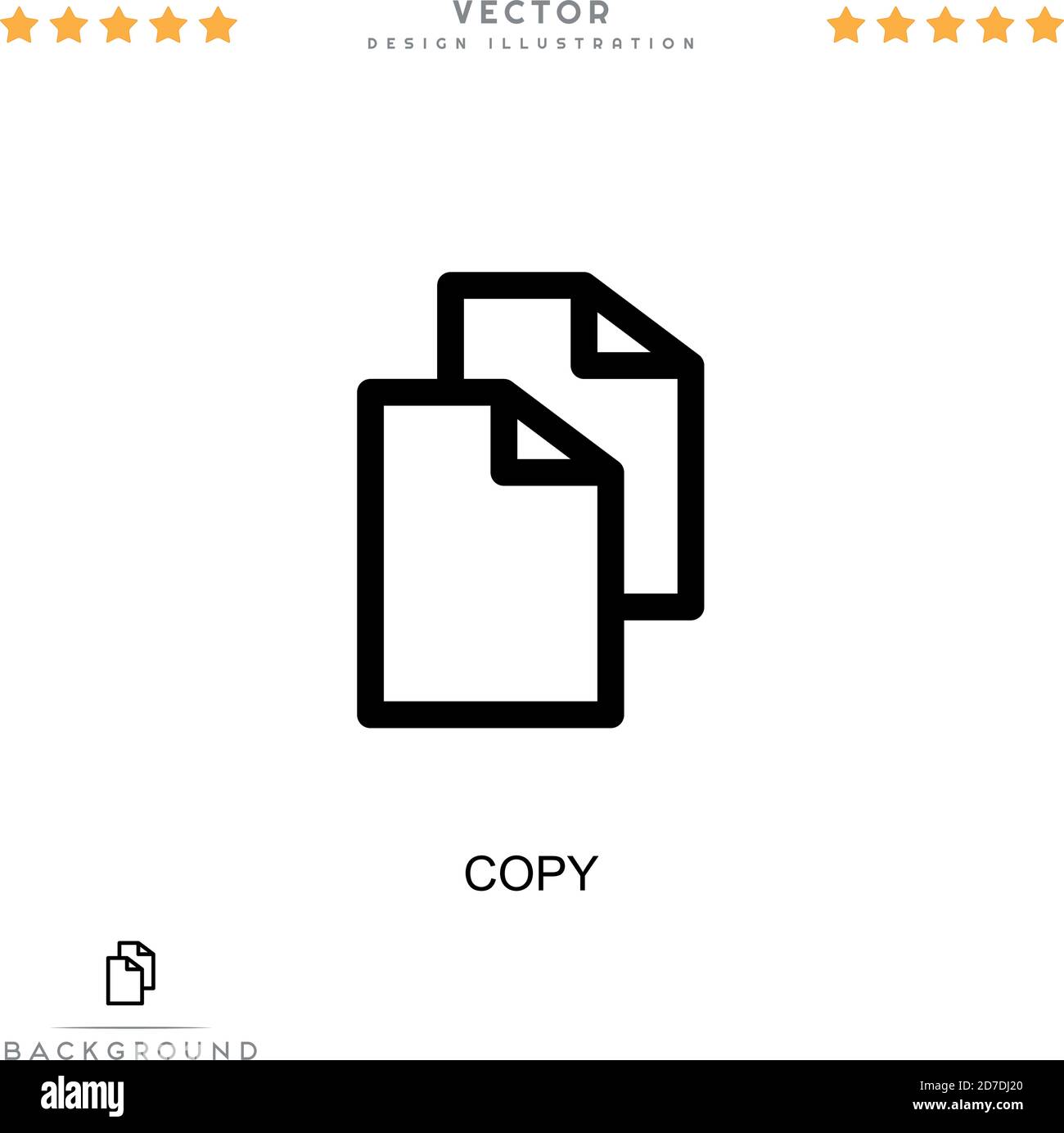 Copy icon. Simple element from digital disruption collection. Line Copy icon  for templates, infographics and more Stock Vector Image & Art - Alamy