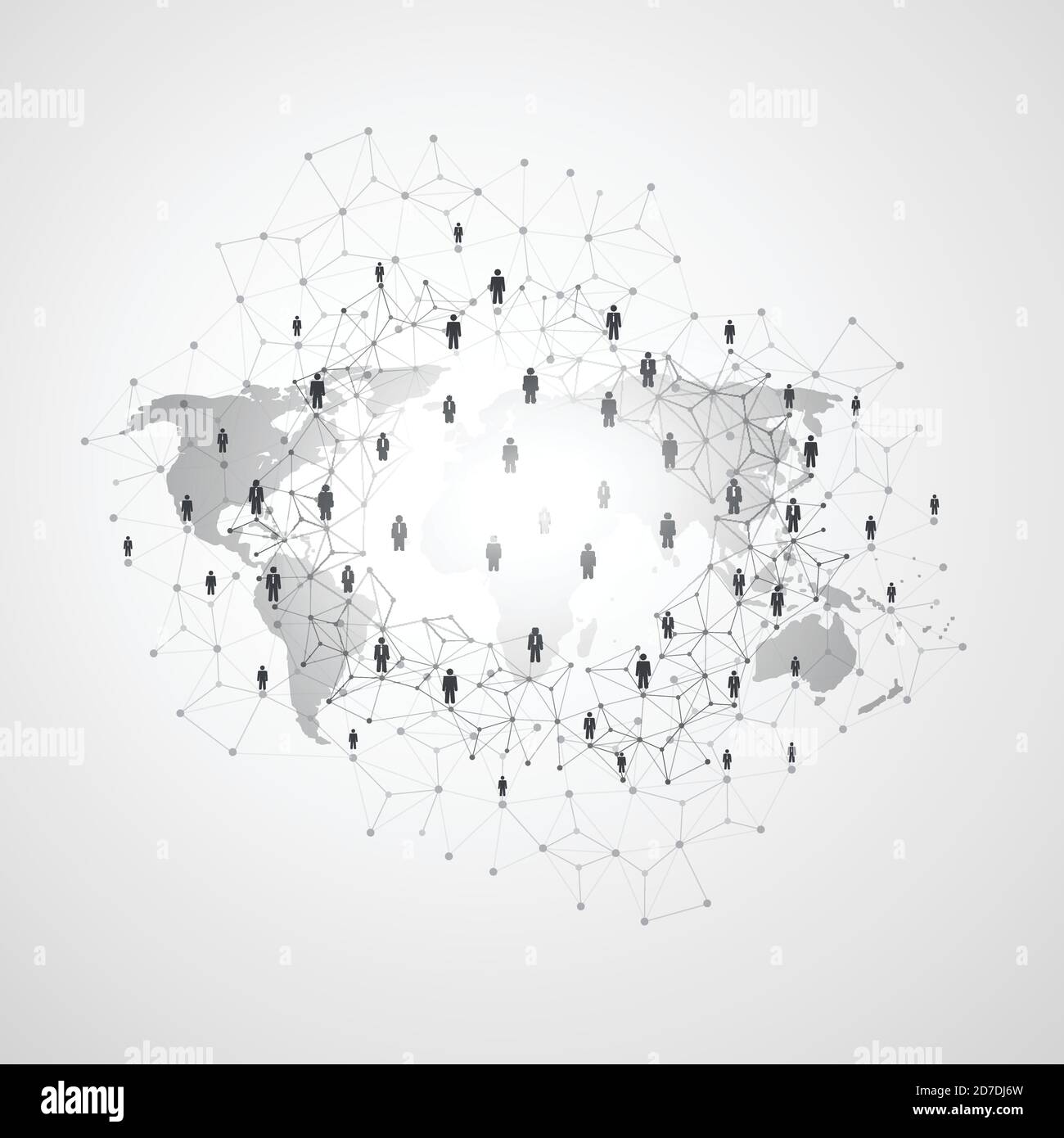 Networks, business communication. Social media concept design ...