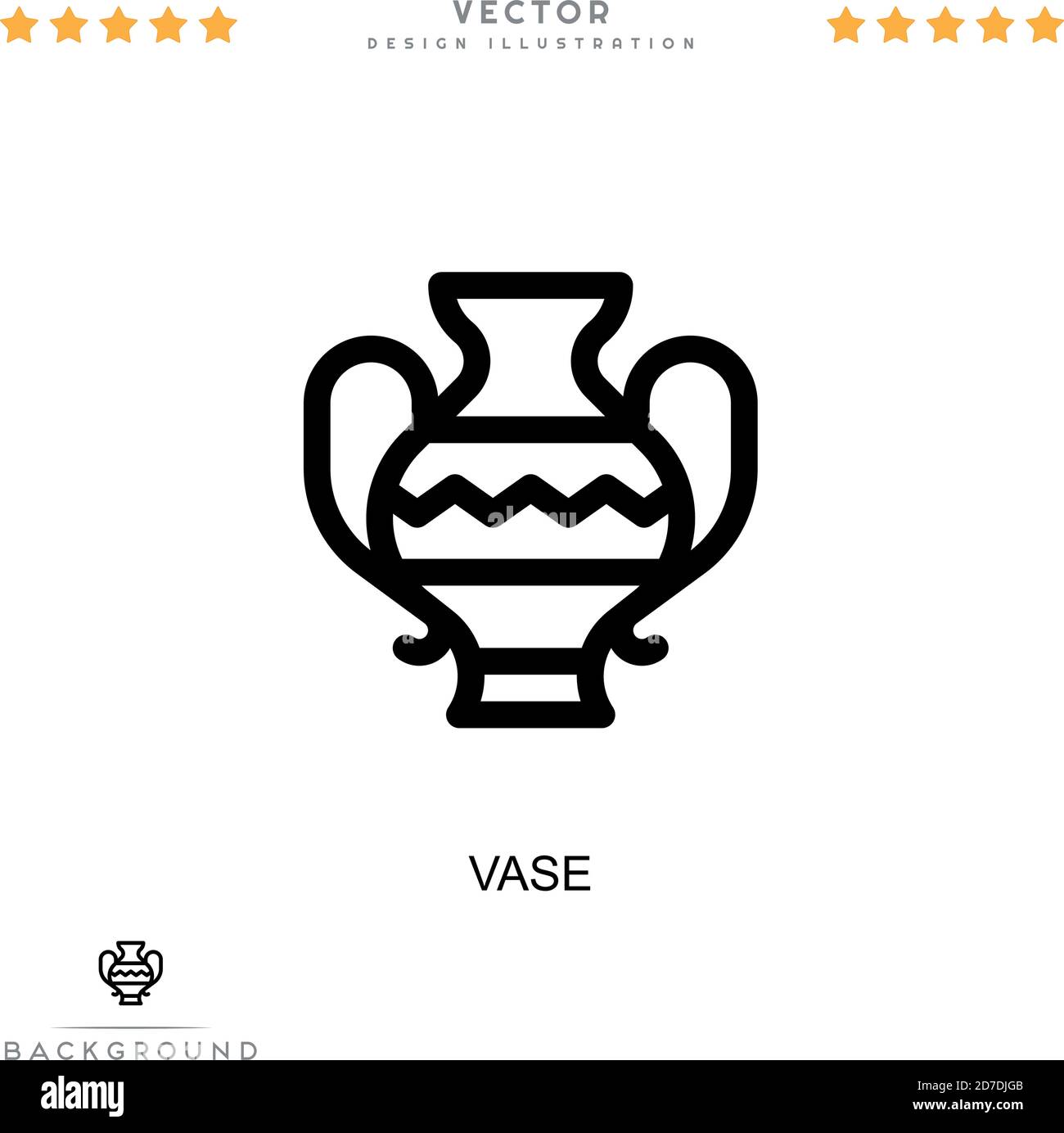 Vase icon. Simple element from digital disruption collection. Line Vase ...