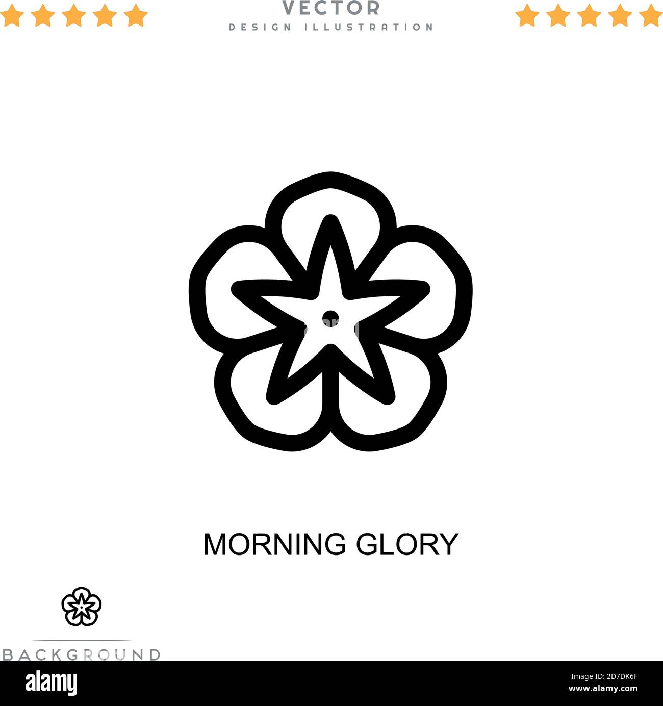 Morning glory icon. Simple element from digital disruption collection
