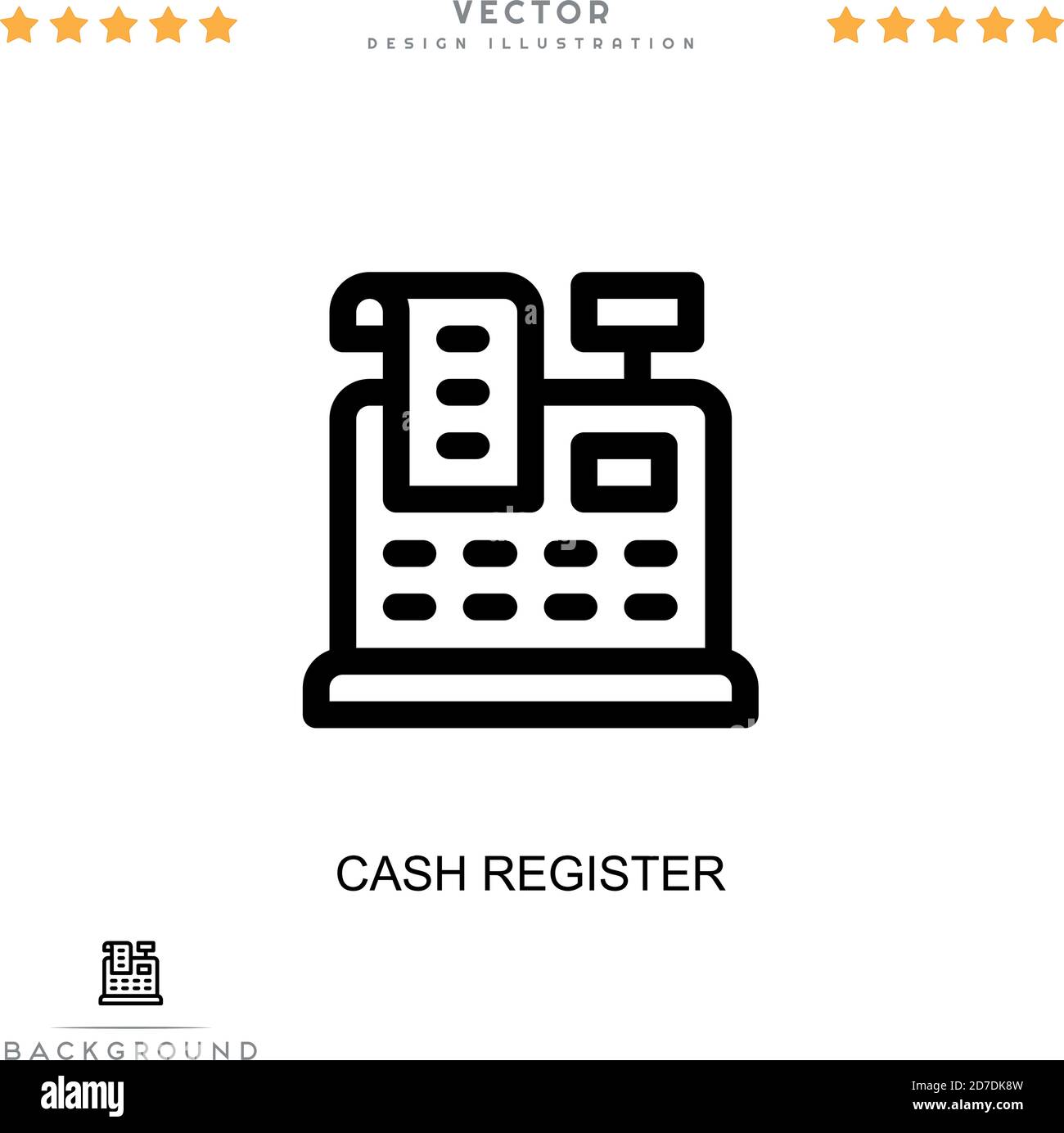 Cash register icon. Simple element from digital disruption collection