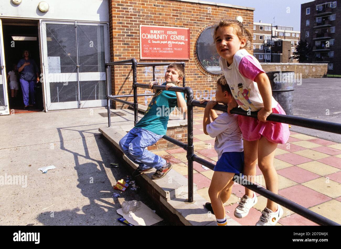 Children taking part in a summer playscheme at the Community Centre on