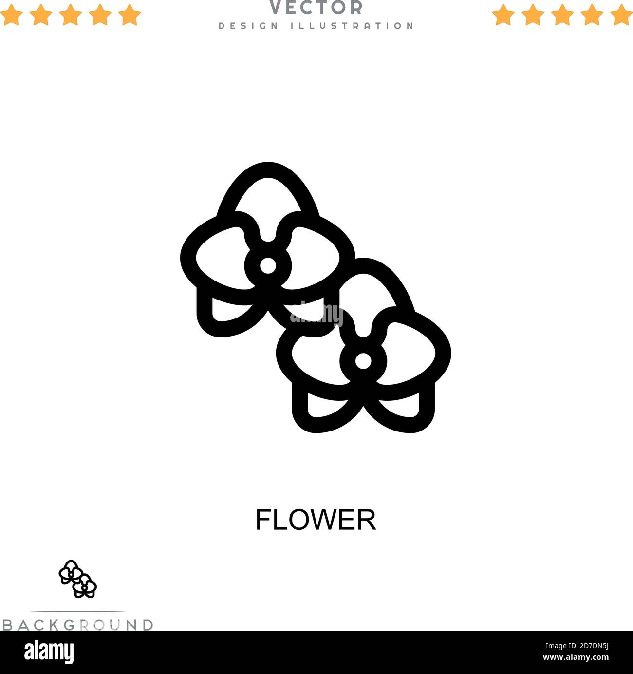 Flower icon. Simple element from digital disruption collection. Line ...