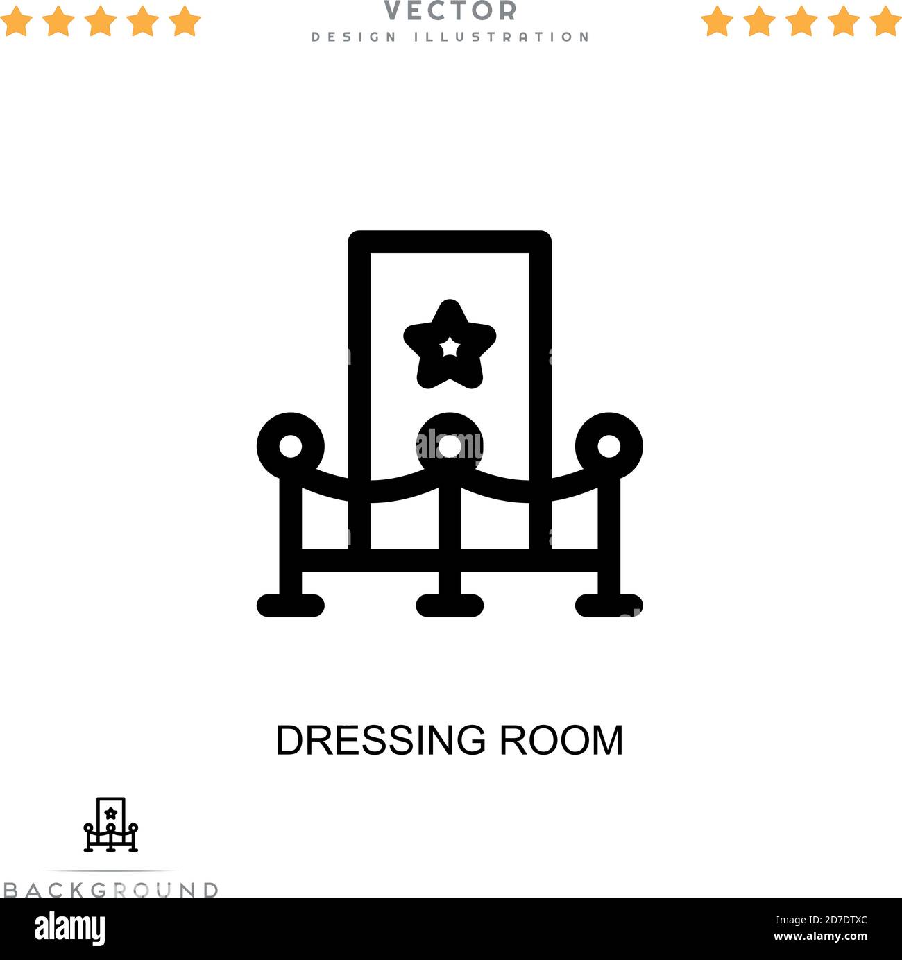 Dressing room icon. Simple element from digital disruption collection
