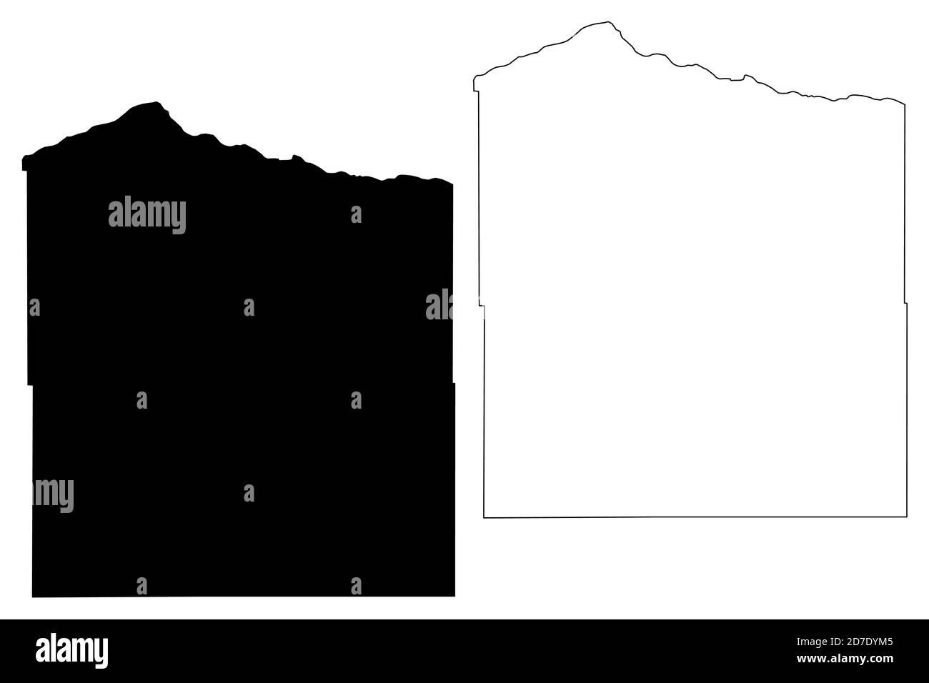 Map of oneill Black and White Stock Photos & Images - Alamy