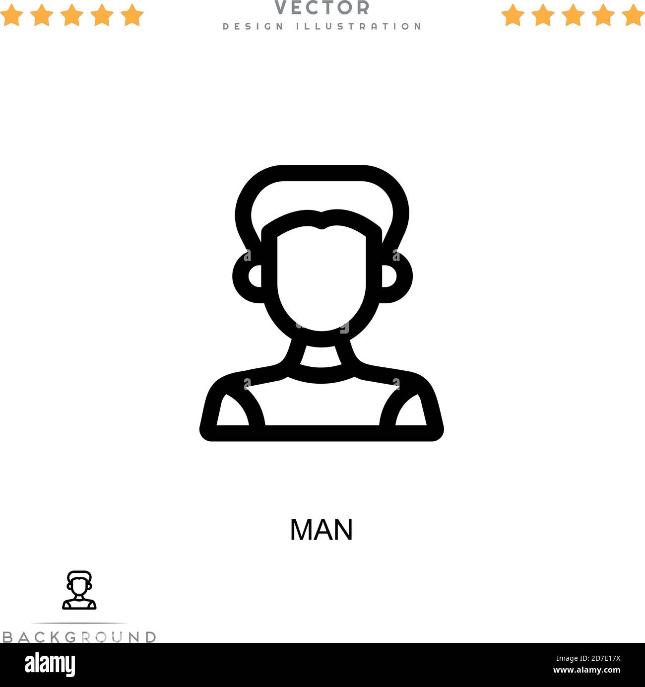 Man icon. Simple element from digital disruption collection. Line Man ...