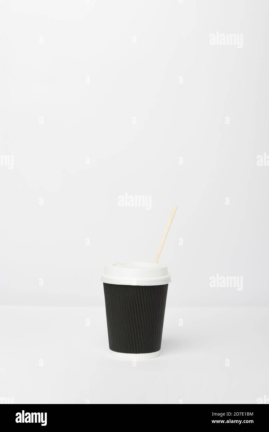 Cardboard Coffee Cups Stock Photo Alamy