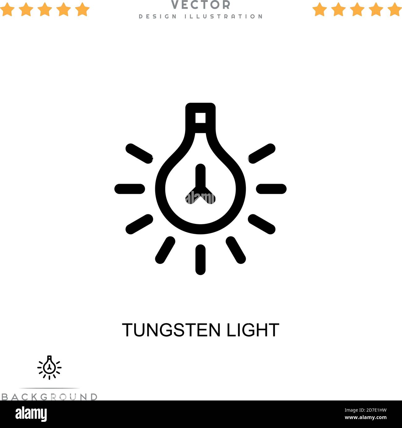 Tungsten light icon. Simple element from digital disruption collection