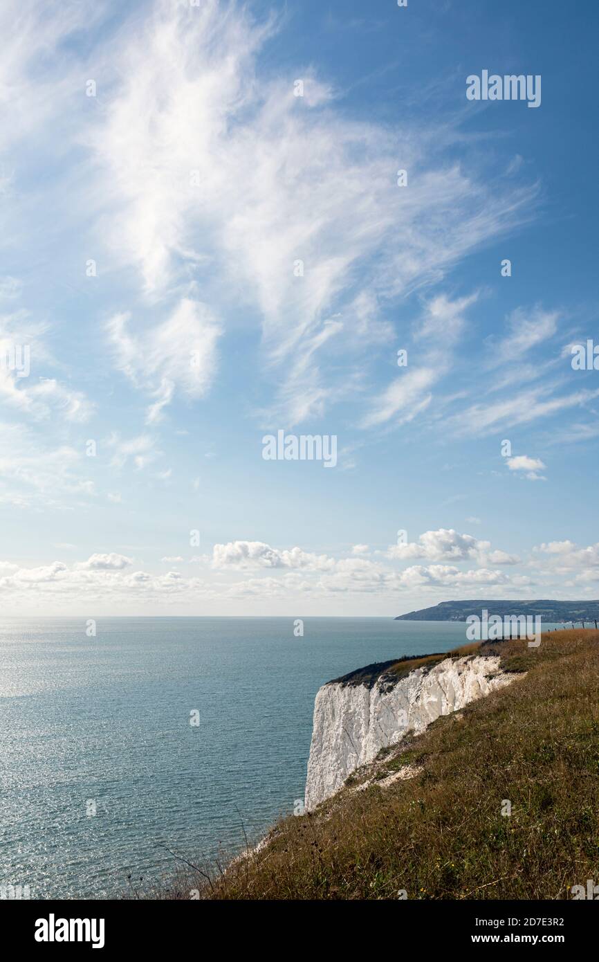 Culver Cliff and Sandown Bay, Isle of Wight Stock Photo