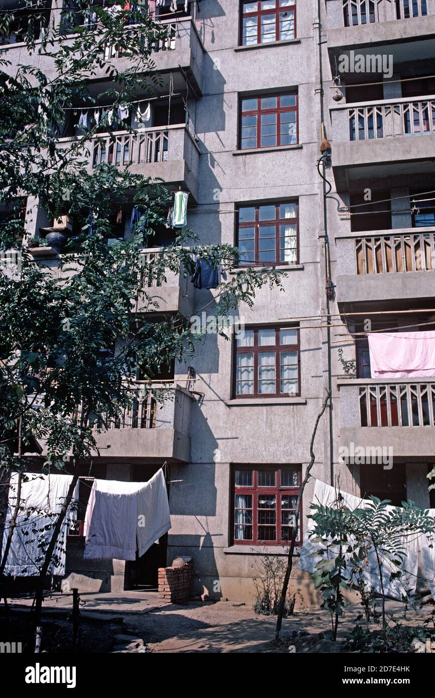 New workers apartments, Beijing, China, 1980s Stock Photo