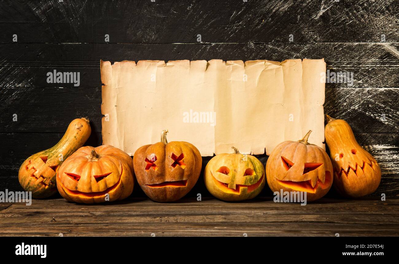 halloween pumkin background Stock Photo