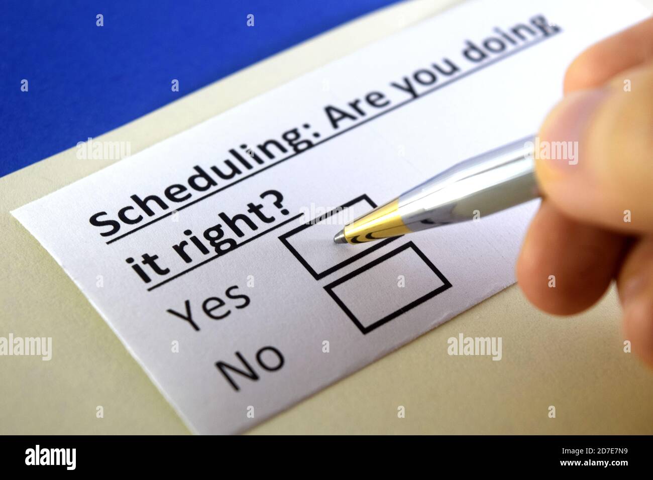 Scheudling Questions School scheduling hi-res stock photography and images - Alamy