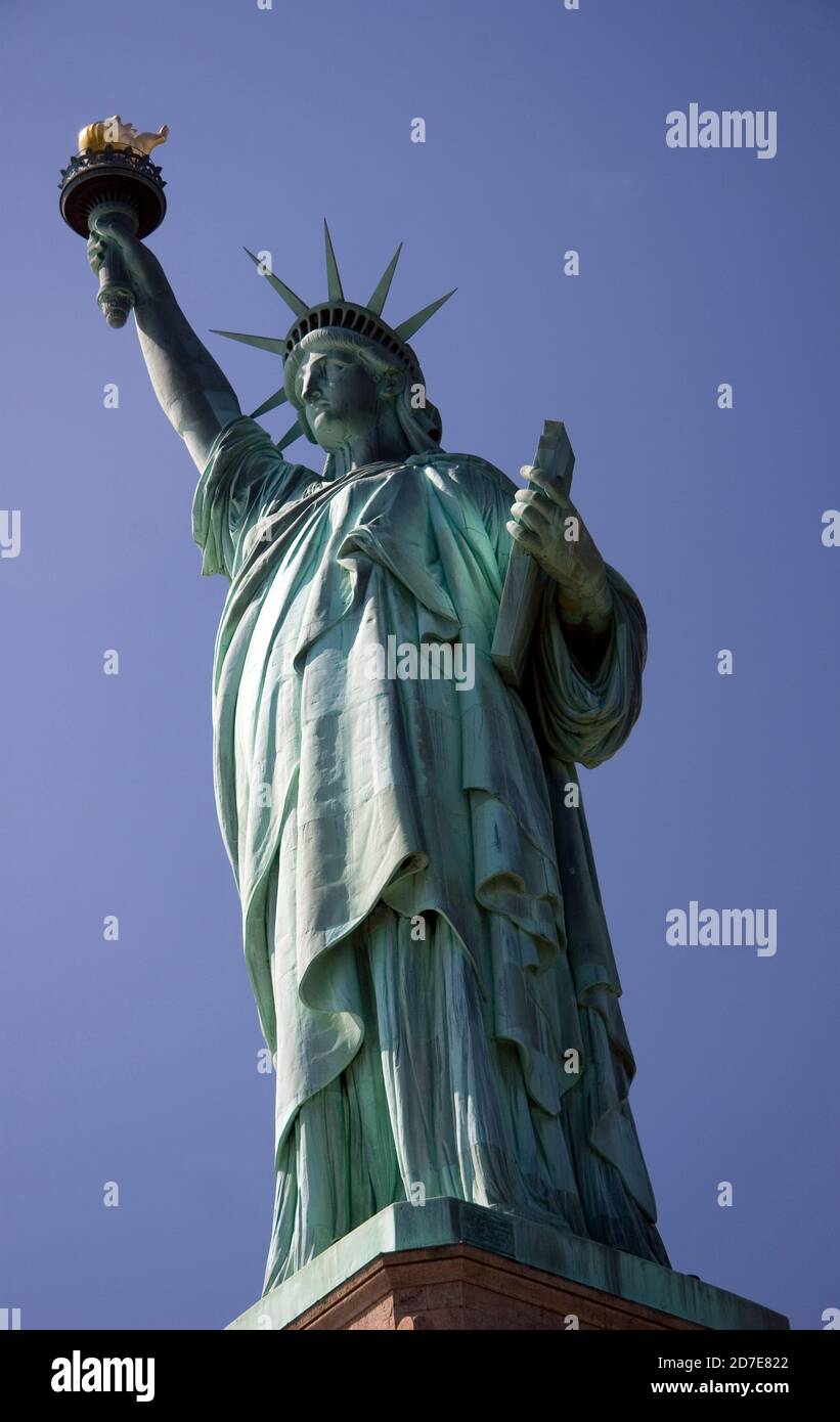 Statue of Liberty, Liberty Island, New York City, USA Stock Photo