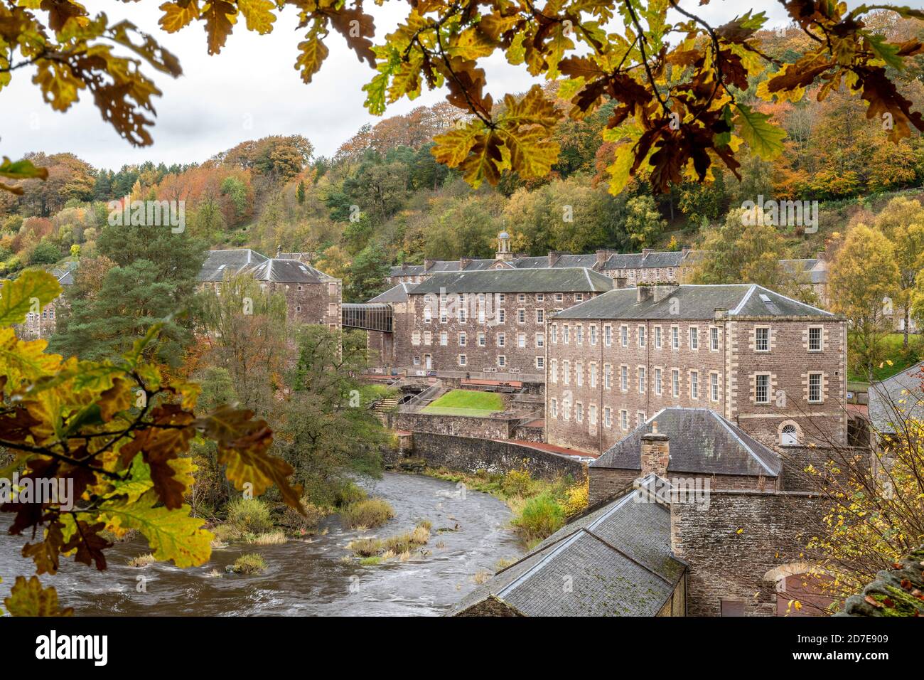 New Lanark, South Lanarkshire, Scotland, UK Stock Photo Alamy