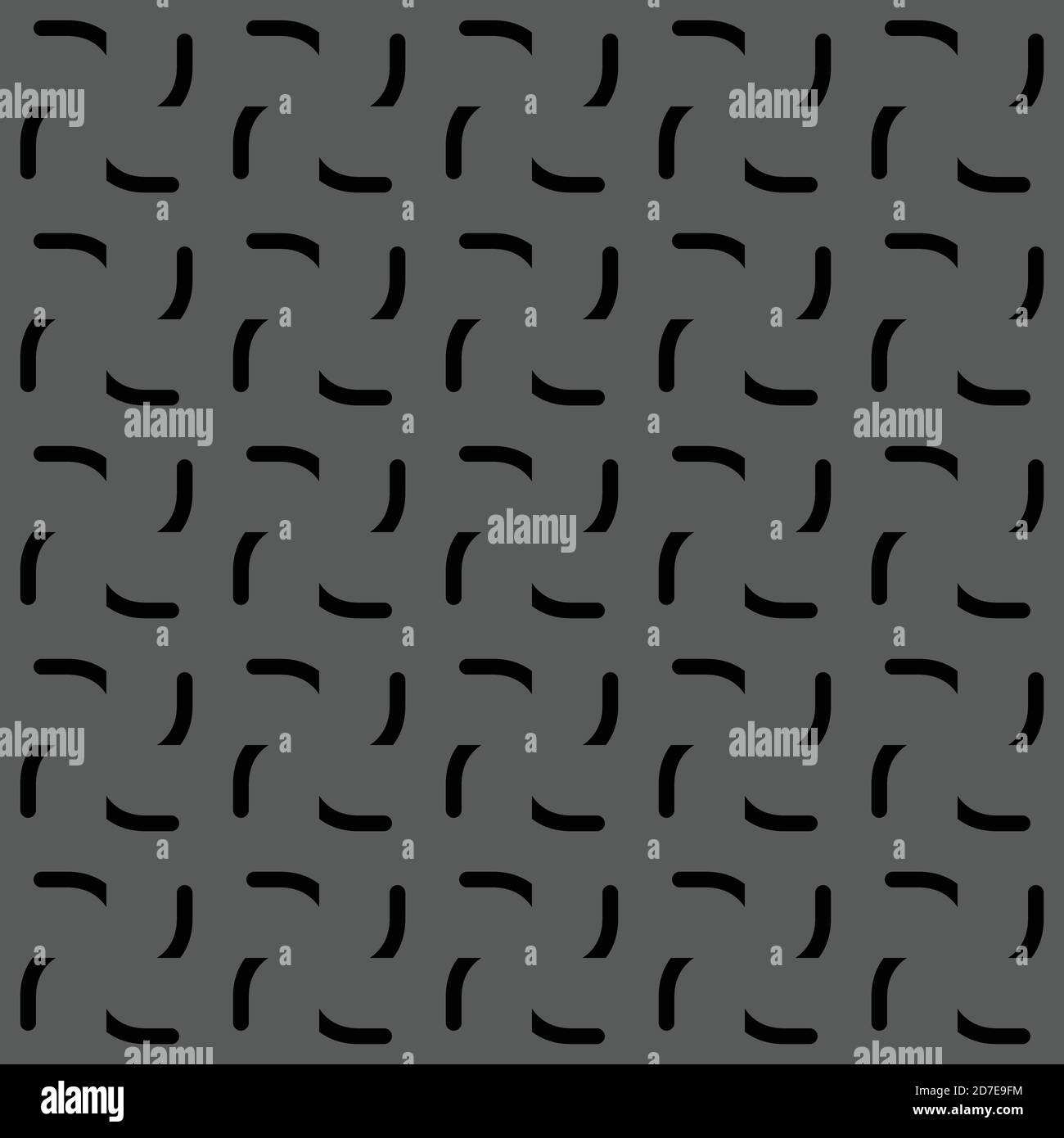 Vector seamless pattern texture background with geometric shapes in grey and black colors. Stock Vector