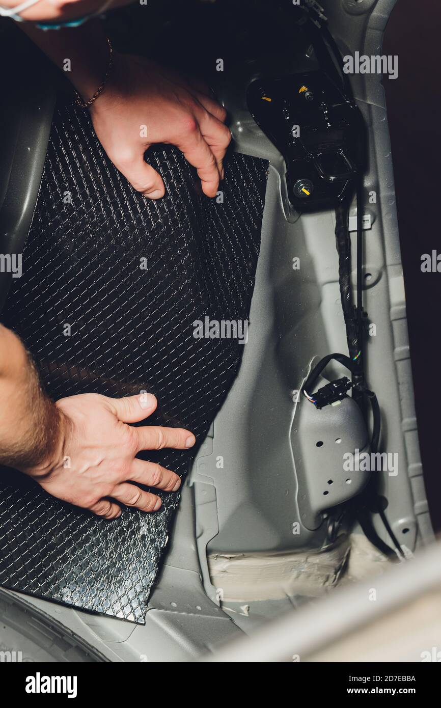 Sound insulation and sound insulation of the car. Installation of sound