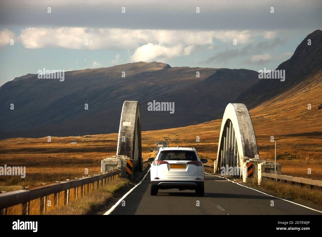 Scottish highlands car hires stock photography and images Alamy