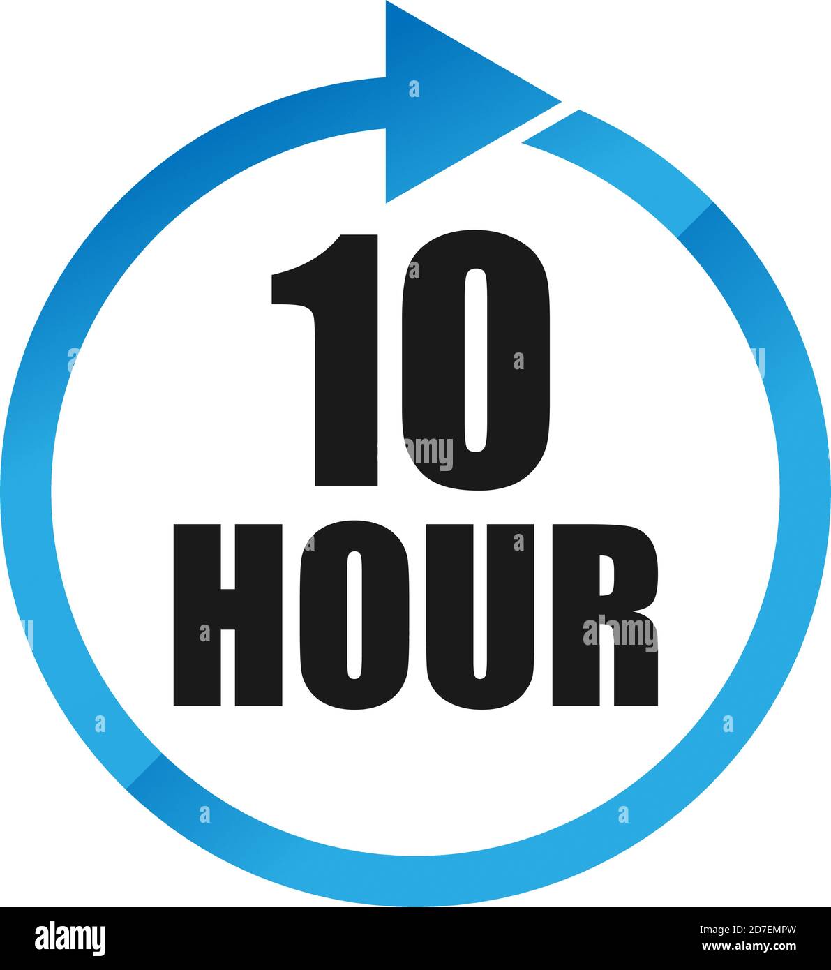 Numbers, numerals dial illustration. Time, duration and schedule ...