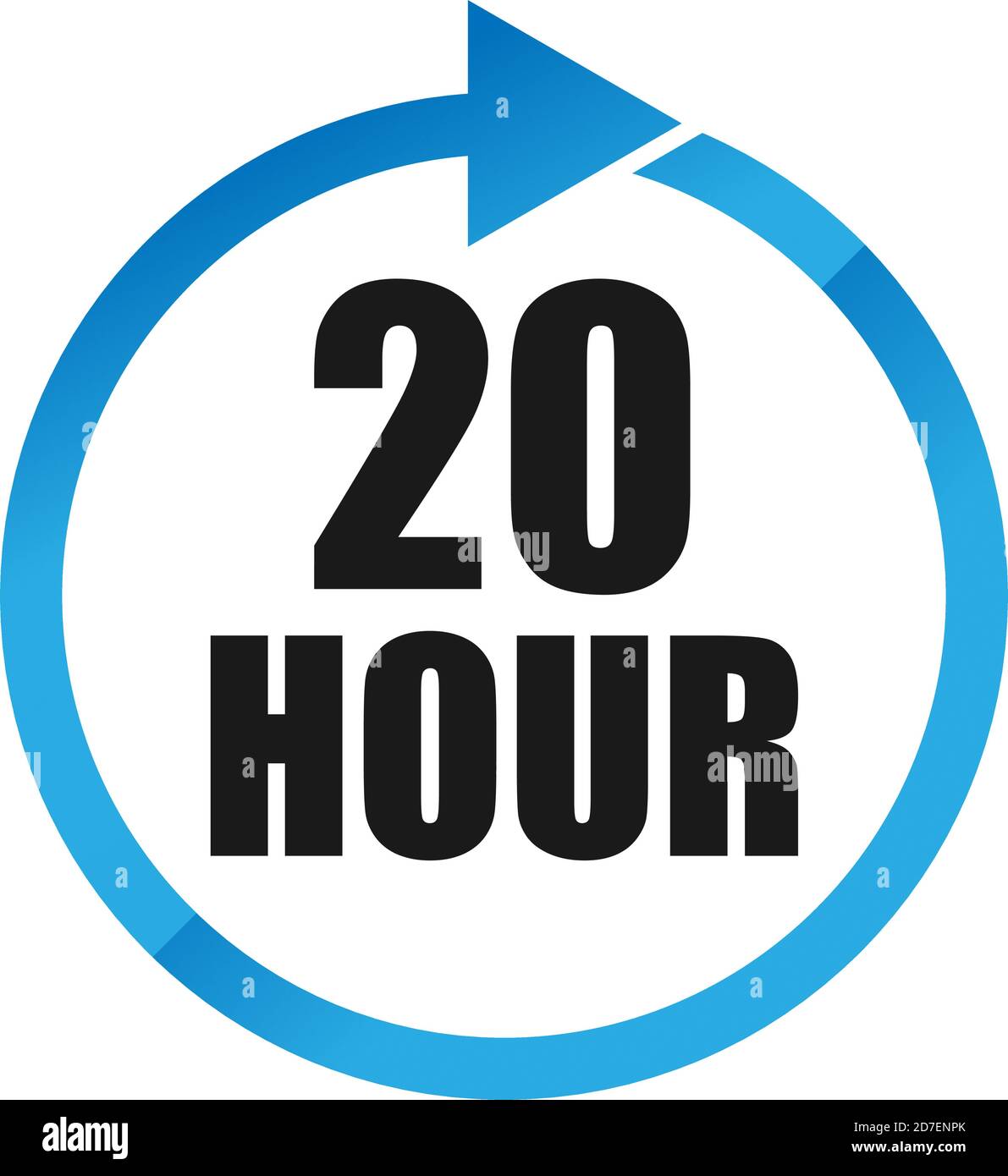 Numbers, numerals dial illustration. Time, duration and schedule