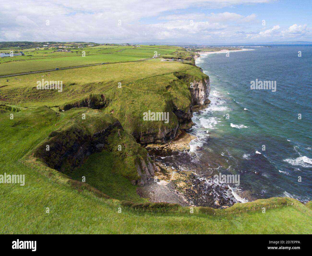 Aerial antrim hi res stock photography and images Alamy
