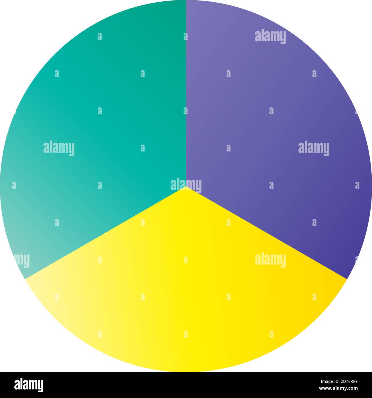 Pie chart, pie graph, diagram segmented circle(s) from 2 to 20 portions ...