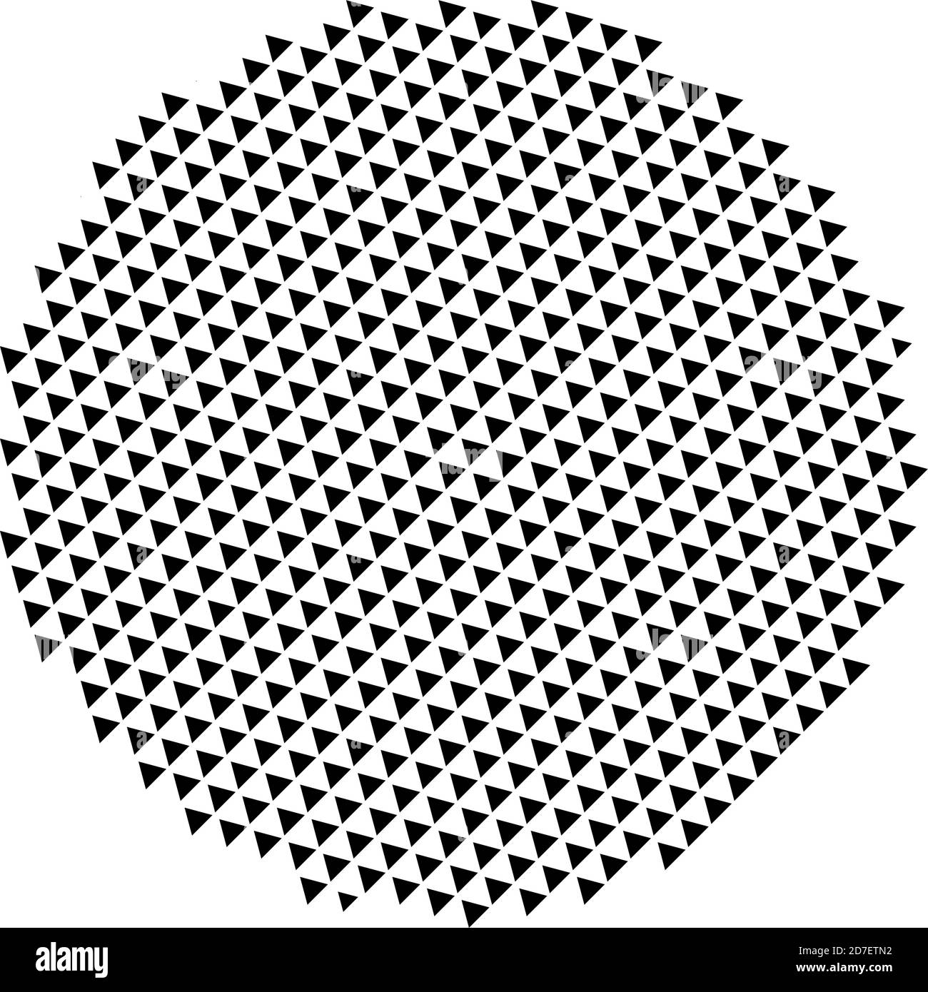 Triangles halftone vector illustration. Triangle geometric background ...