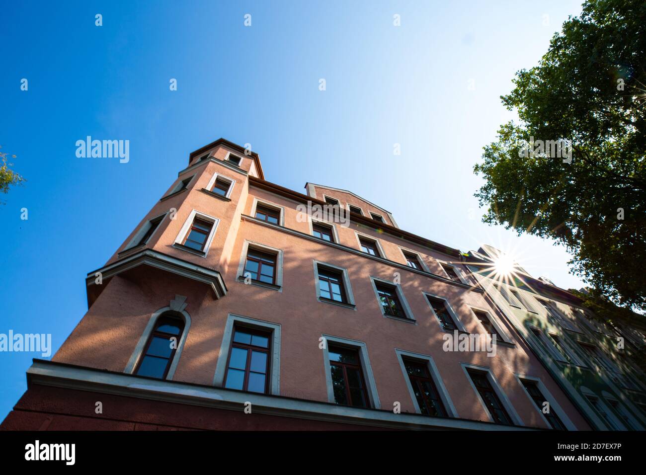 Apartments, tenement houses, condominiums in Schwabing, Munich Stock