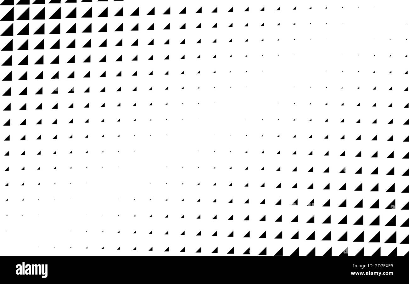 Triangles halftone vector illustration. Triangle geometric background ...